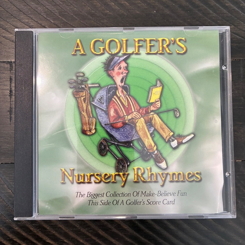 A Golfer's Nursery Rhymes CD Rex Fowler Red-Letter Press 2002 Comedy Golf Gift
